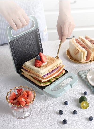 Buy Mini Breakfast Machine , Multifunction Sandwich Maker, Waffle Maker, Panini Press Breakfast Sandwich Maker, Grilled Cheese Maker, Kitchen Appliances, Camping 600W, Lunch, Snacks in UAE