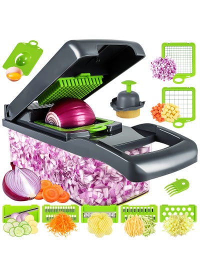 Buy Vegetable Chopper Grey in Saudi Arabia