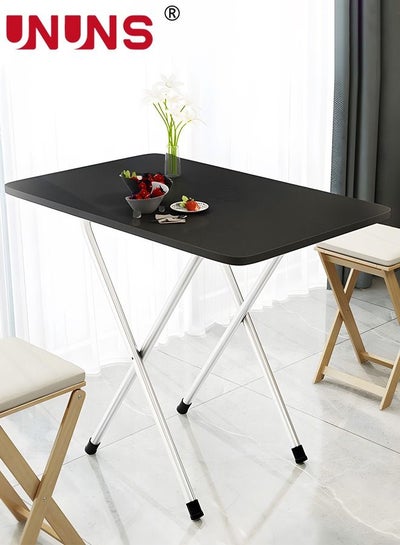 Buy Folding Table,Folding TV Table,TV Tray,Dinner Tray,Dinner Folding Table for Small Space Eating,Dinner Foldable Side Desk with Wooden Top and Metal Frame in Saudi Arabia