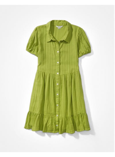 Buy AE Button-Up Mini Shirt Dress in Egypt