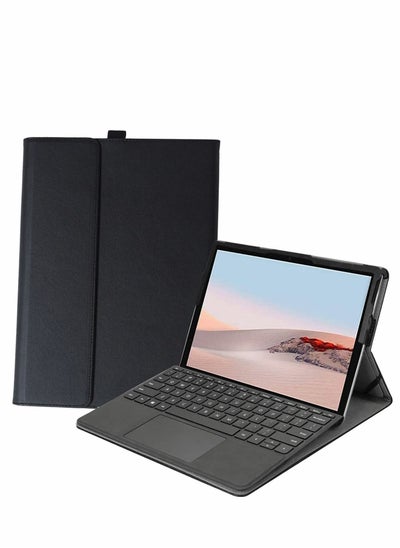 Buy Protective Case for Surface Go 3 2021/Surface 2 2020/Surface 2018 with Stylus Holder Multiple Angle Viewing Portfolio Business Cover Compatible Type Keyboard in Saudi Arabia