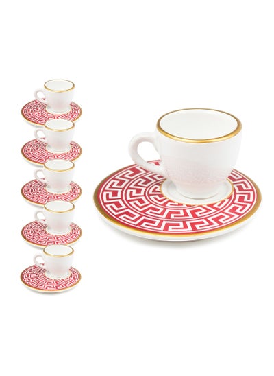 Buy coffee cups set 12 pcs in Saudi Arabia