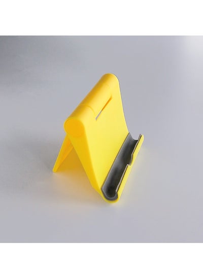 Buy Desktop Folding Phone Holder Yellow in Saudi Arabia