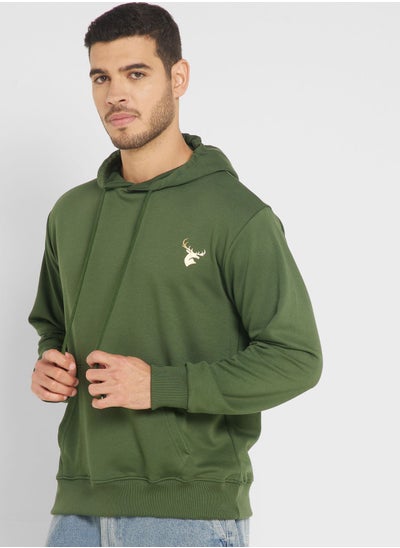 Buy Embroidered Logo Hoodie in Saudi Arabia