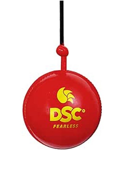 Buy Hanging Synthetic Cricket Ball (Red)| Rubber | Suitable for Practice Game | Solid inner core | Weatherproof | Training | Lightweight in Saudi Arabia