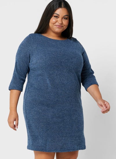 Buy Knitted Round Neck Dress in UAE