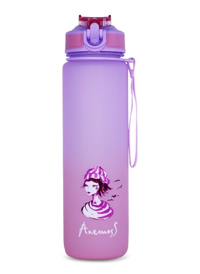 Buy Sailor Girl Pattern Tritan Water Bottle 1000ML in UAE