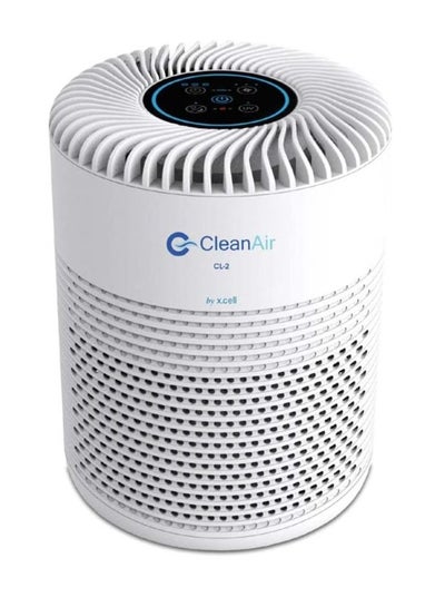 Buy Clean Air CL2 Air Purifier by Xcell, With H13 HEPA Filter, Activated Carbon Filter And Anti-Bacterial Filter, Protection from Allergies, Pets, Dust, Asthma, Odors White in UAE