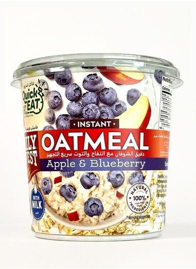 Buy Oat meal with Apple and Blueberry 55g in UAE