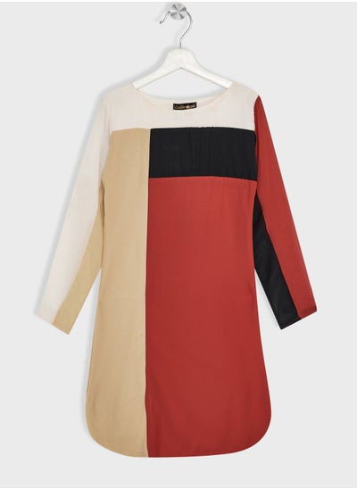 Buy Color Block Dress in UAE