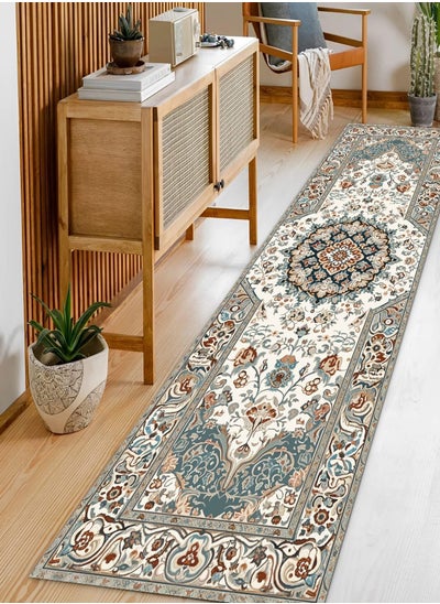 Buy Boho Runner Rug Hallway Long Rug Vintage Laundry Rug Runner Non Slip Entryway Mat Area Rugs for  Bathroom Bedroom Kitchen Living Room in Saudi Arabia