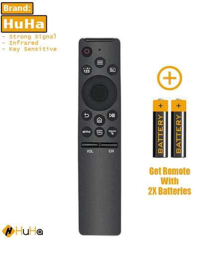 Buy Universal Remote Control Replacement for Samsung Smart TV Compatible with LCD, LED, UHD, QLED TVs Simplify Your Entertainment Setup with a Sleek Black Remote in UAE