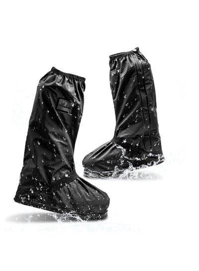 Black Waterproof Shoe Cover Snow and Rain Boot Cover with