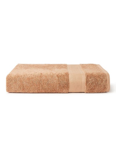 اشتري New Generation Bath Sheet 450 GSM 100% Cotton Terry 80x160 cm -Soft Feel Super Absorbent Quick Dry Camel في الامارات