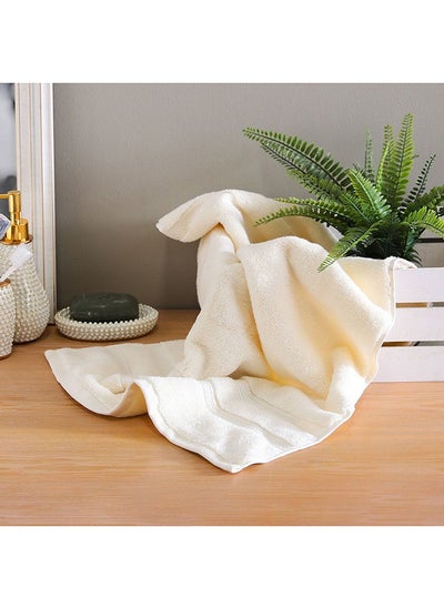 اشتري Danube Home Flossy Advance Hand Towel 100% Cotton 650 gsm Lightweight Everyday Use Face Towels Ultra Soft And Highly Absorbent For Bathroom Gym L 41 x W 76 Cm-Light Brown في الامارات