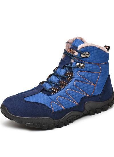 اشتري Winter Men's Outdoor Leisure High Top Snow Boots Adding Cotton في الامارات