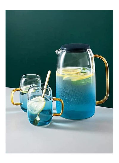 Buy Water Jug 1.5L with 2 Mugs 300ml YKPS431 in UAE