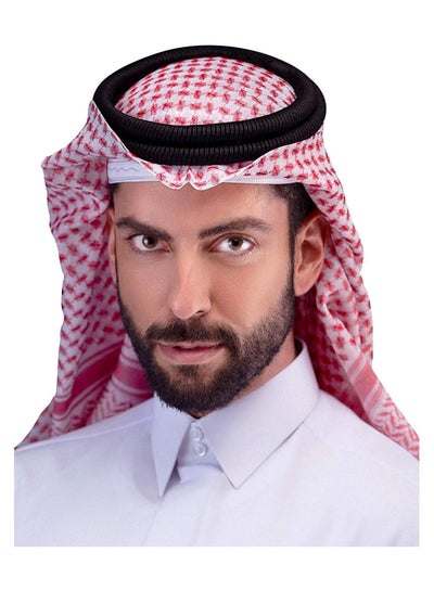 Buy Scarf Shemagh Tactical Desert Keffiyeh Head Neck White Arab Wrap in UAE