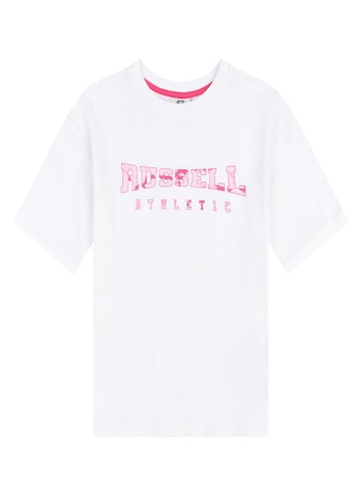 اشتري Russell Atheltic Girls Camo Oversized T Shirt في السعودية