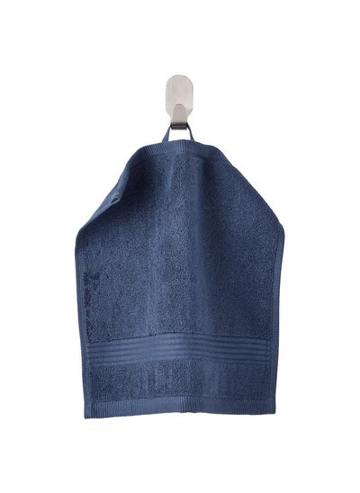 Buy Washcloth, Dark Blue, 30X30 Cm in Saudi Arabia