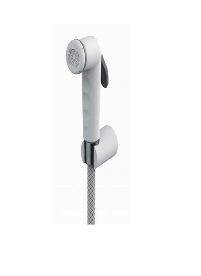 Buy Anti Twist Hand Shower Shattaf with PVC Hose 120 cm White in Saudi Arabia