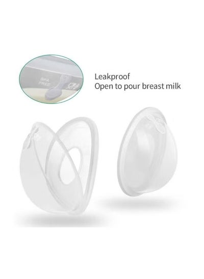 Buy 2 Pack Saver Breast Pump Breastmilk Collector Milk Anti-Flow Out in Saudi Arabia