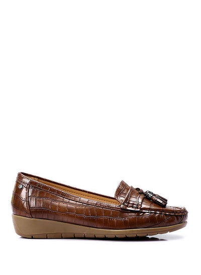 Buy Decorative Fringes Animal Skin Loafers in Egypt