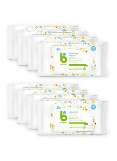 اشتري Packs Of 80 X 8 Baby Diaper Wipes, 640 Total في الامارات