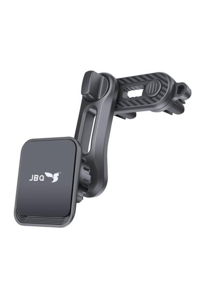 Buy Car Mobile Phone Holder, 720 Degree Adjustable Magnetic, Double Air Outlet, Dashboard Mobile Stand, Windshield Cradle Suction in UAE