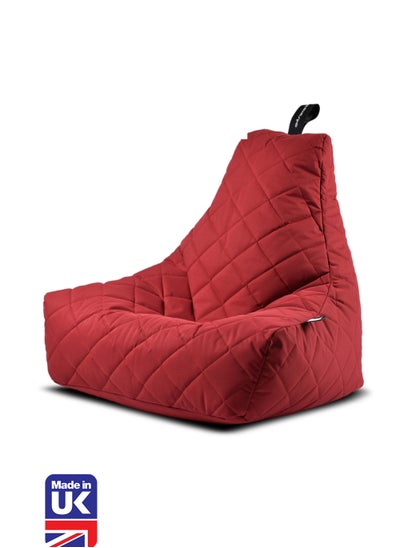 Buy Extreme Lounging® - Original Mighty Quilted Bean Bag - Made in UK - Premium Quality Double Stitched Bean Bag - UV Protected & Waterproof - Large BeanBags Chair - Ideal for Indoor & Outdoor Use - Red in Saudi Arabia