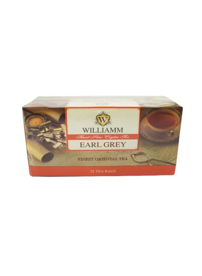 اشتري William Earl grey Finest Oriental Tea Bags 25 - 50g في الامارات