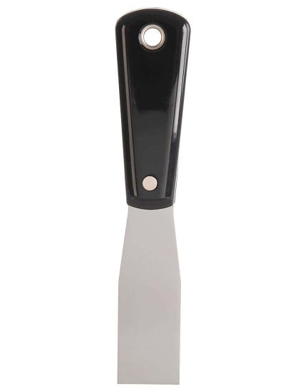 Buy Chisel Edge Stiff Putty Knife Silver and Black 3.2cm in Saudi Arabia