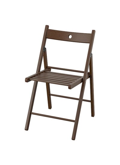 Buy Folding chair, brown in Saudi Arabia