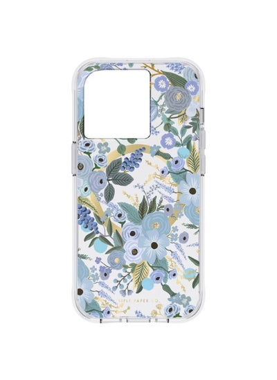 Buy RIFLE PAPER CO. iPhone 14 Pro - Garden Party Blue with Magsafe in UAE