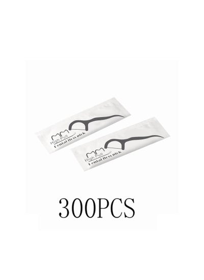 اشتري Dental Floss Picks, 300PCS Travel Dental Floss, Single Individually Wrapped Floss, Unflavored Floss Picks, Dental Flossers, High Toughness Floss Sticks, Dental Picks Disposable,Tooth Floss في الامارات