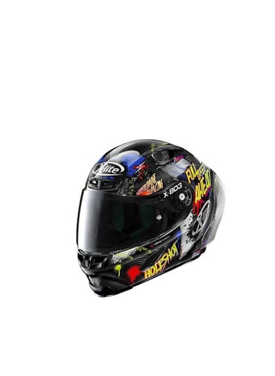 Buy Nolan X-803RSUL[034 Ultra Carbon Hole shot 034 Motorcycle Helmet Large in UAE