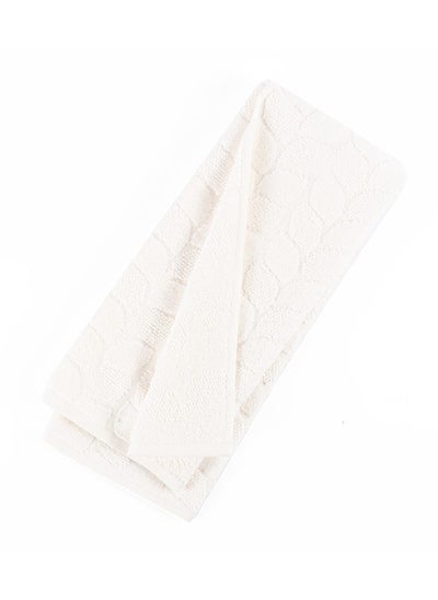 Buy Sara Hand Towel, Ivory - 550 GSM, 80X50 cm in UAE