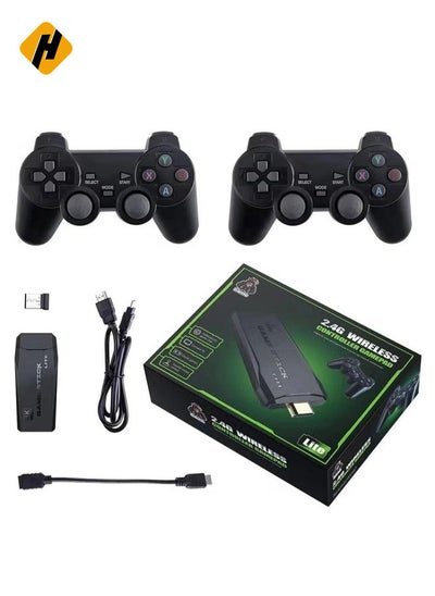 اشتري Elterazone 64g Retro Game Console ، HD Classic Game Console ، 10000+ ألعاب مدمجة ، 9 وحدة تحكم محاكاة ، ألعاب فيديو تلفزيونية HDMI ، وحدة تحكم عالية الدقة مع وحدات تحكم لاسلكية 2.4 جرام في الامارات