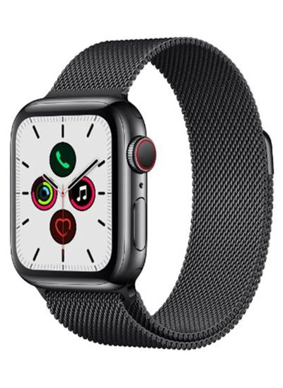 Buy Apple Watchband 41mm/40mm/38mm Milanese Apple Watch Strap for Apple Watch All Series Black in UAE