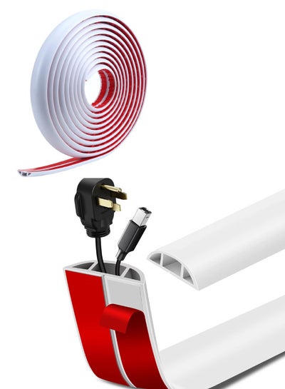 Cord Cover Cable, Wall Cord Hider, Wire Management Sleeve Concealer for ...