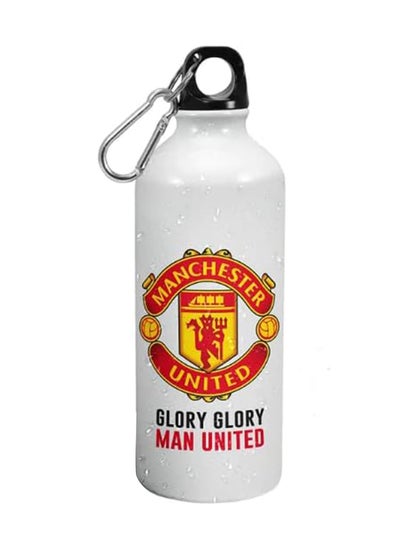 Buy Spoil Your Wall Glory Glory Man United Manchester Football Club Merchandise Sports Printed Sipper Water Bottle 750ml in UAE