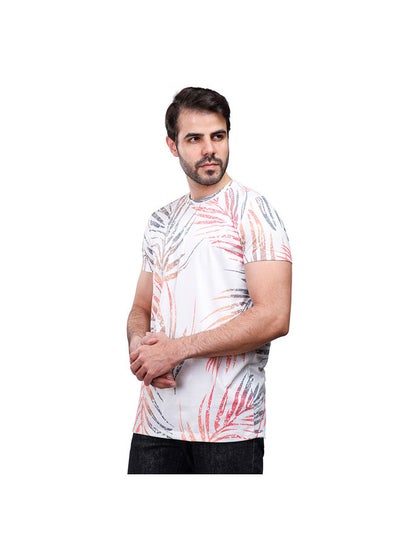 Buy Coup Printed T-Shirt For Men - Regular Fit - White - Multi Color in Egypt