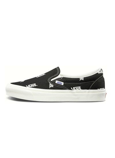 اشتري Classic Slip-on Shoes Multi Logo Black في السعودية