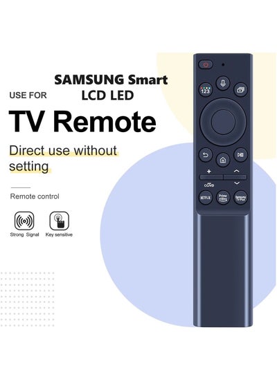 Buy Universal BN59-01357A IR Remote Control for Samsung Smart LCD LED UHD QLED TV with Netflix, Prime Video & Samsung TV Plus Buttons (Without Voice Function) in Saudi Arabia