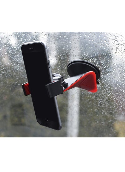 اشتري Universal Car Holder for Smartphone/GPS with Extra Secure - Black/Red في الامارات