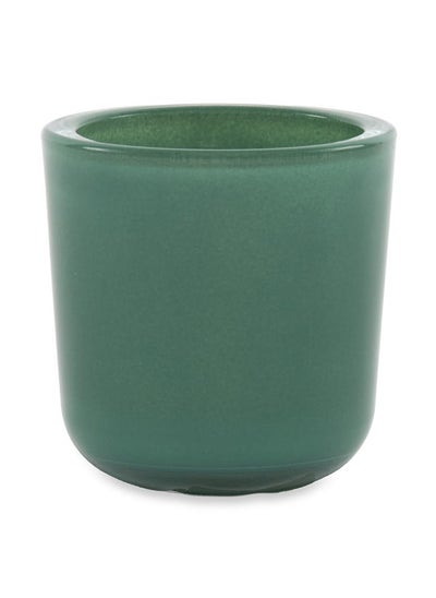 Buy Jewel Candle Holder Green - 7.5X7.5Cm in UAE