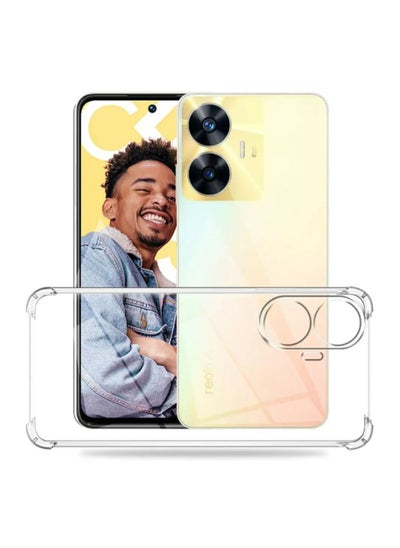 Buy Transparent Clear Bumper Case Cover For Realme C55/Narzo N55 in Egypt