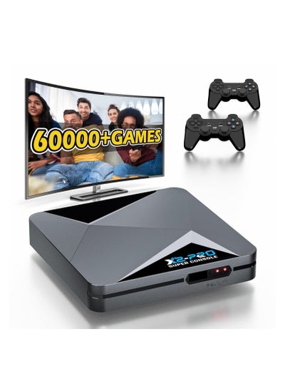 اشتري Retro Game Console Emulator Console - Super Console X2 PRO, 60000+ Video Games, Plug & Play Retroplay Console, Video Game Console Compatible 70+ Emulators, 3 Systems, 4K UHD, 2.4G + 5.0G, BT 5.0 في الامارات