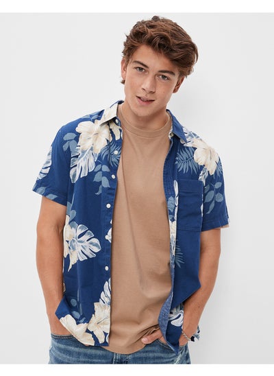 Buy AE Tropical Button-Up Resort Shirt in Saudi Arabia