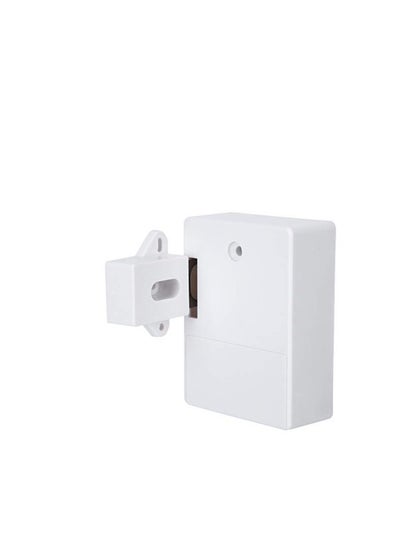 اشتري Smart Cabinet Lock, Electronic RFID Card Cabinet Lock, Hidden DIY RFID Lock Opening, for Wardrobe, Sauna, Libraries, Factories and Offices Locker (White) في السعودية